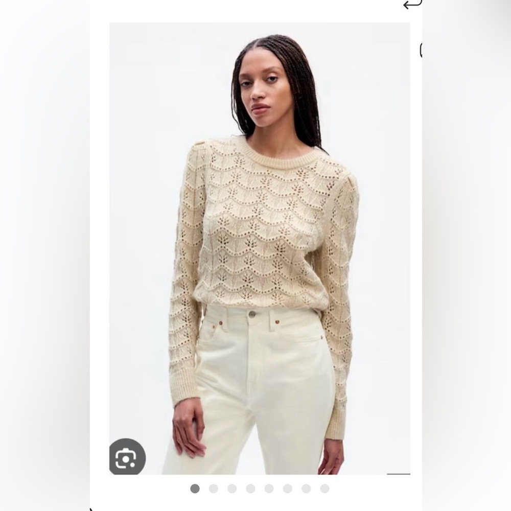 Gap Femme Pointell Birch Sweater